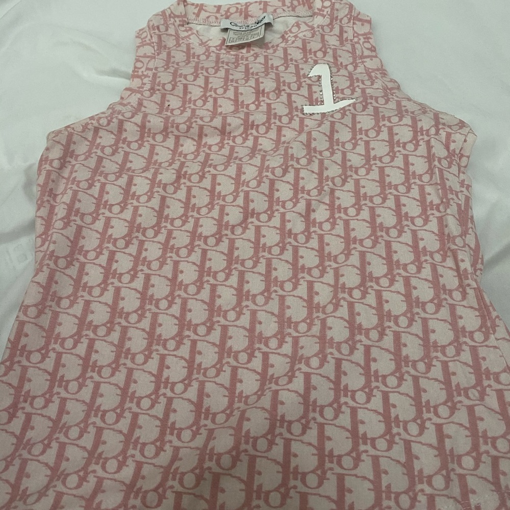 RARE! VINTAGE! DIOR TANK TOP! BOUTIQUE PARIS